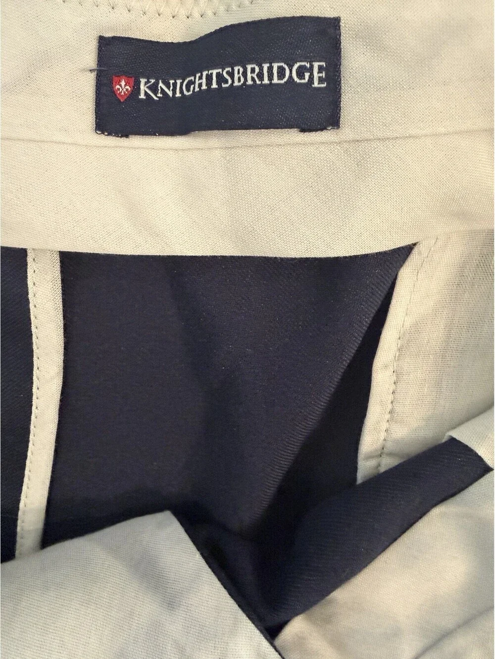 Knightsbridge Navy Blue Dress Pants - Size 46x30 - Big & Tall Work Trousers